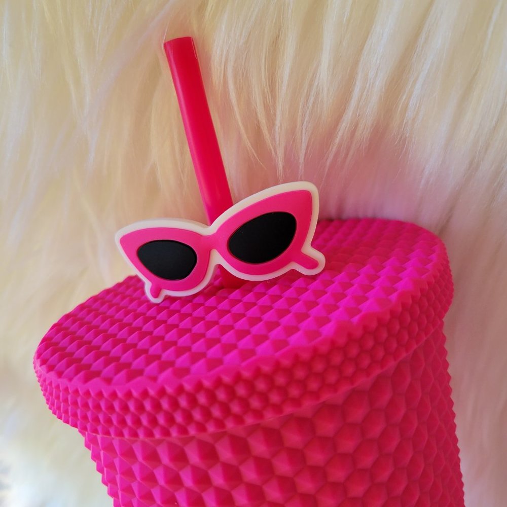 Barbie Pink Tumbler w/ Straw - Picture 5 of 8